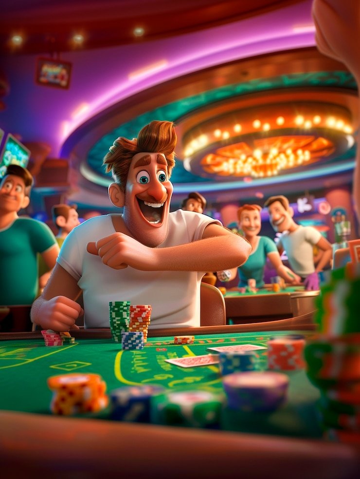 Meja No Commission Baccarat live dengan dealer dan kartu fisik di studio merona4d